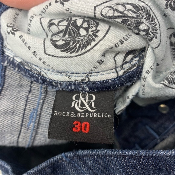 Rock & Republic Boot Cut Embroidered Jeans - Picture 6 of 9